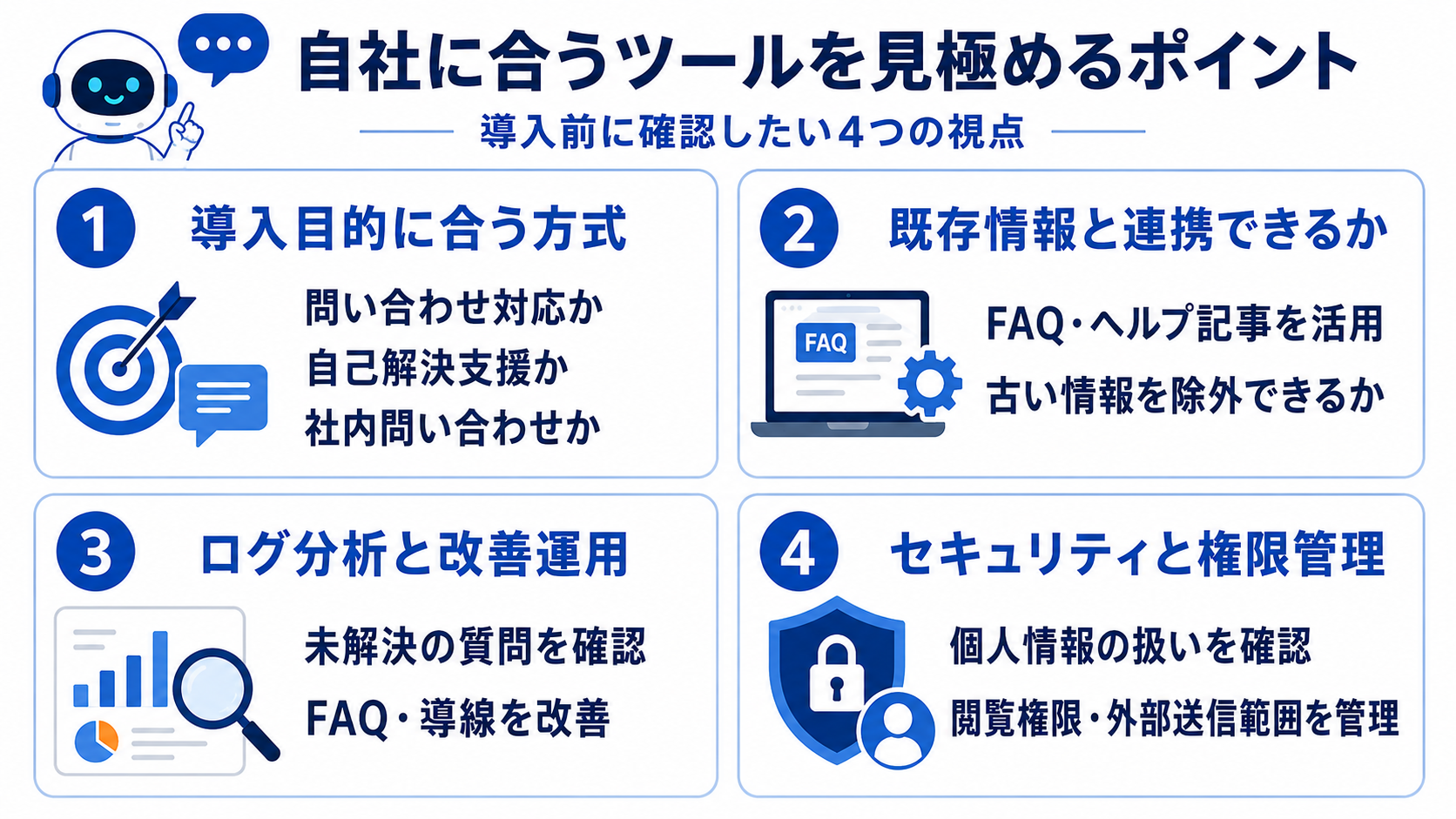 AIチャットボットの選び方