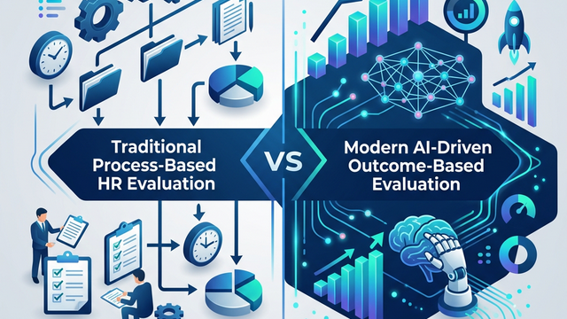 評価基準の変遷を図解した比較グラフ