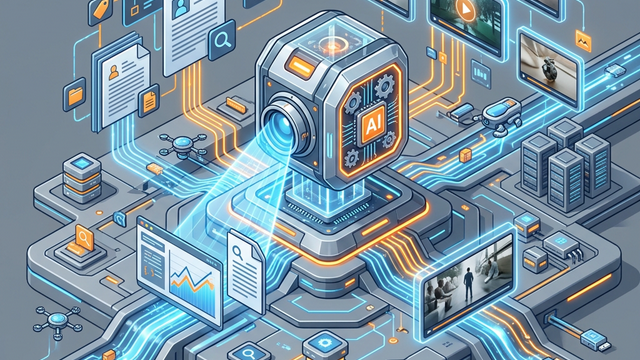 AIクローラーが構造化データをスキャンするイメージ