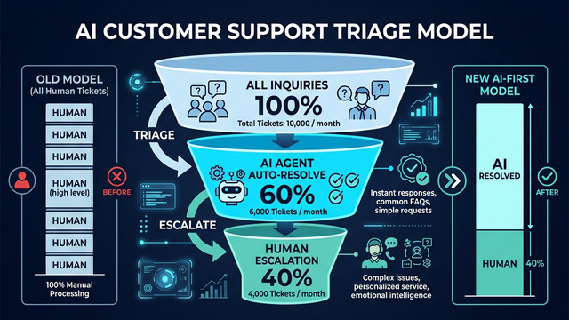 AIエージェントによるCS自律処理の構造