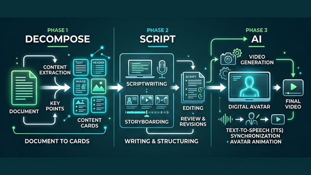 Article-to-Videoによるマイクロラーニング量産
