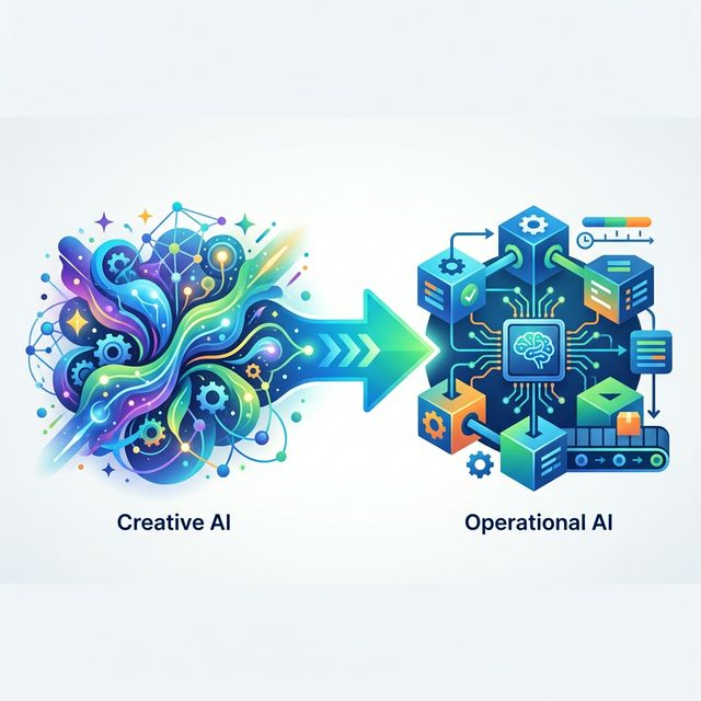 マーケティングAI活用フェーズ移行の概念図